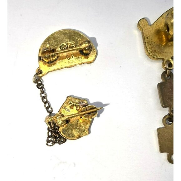 Vintage BFCL Masonic Rainbow Girl International Order Merit & Service Pins LI605 - Picture 6 of 6